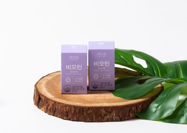 ▲건강기능식품 전문 브랜드 이로아(IROA) ‘도시생활 풍성하게 비오틴’
