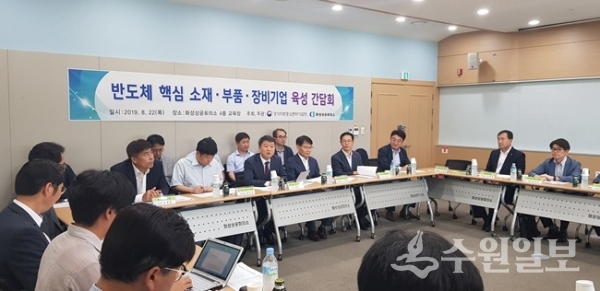 경기지방중소벤처기업청과 화성상공회의소가 공동으로 민간관계 기관 합동 간담회를 개최했다.(사진=경기지방중소벤처기업청)