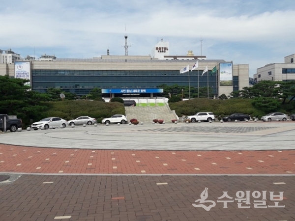 평택시청 전경.