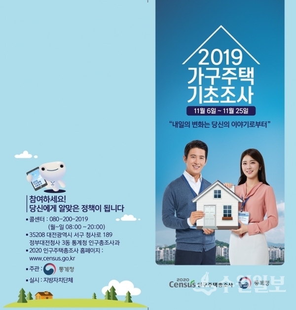 ‘2019 가구주택기초조사’ 포스터.