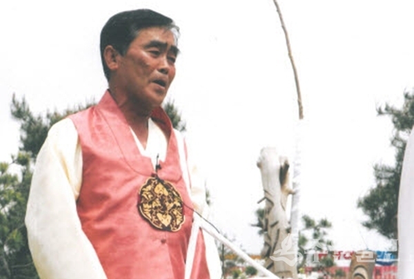 인간문화재 김용래 명인.(사진=평택농악보존회)