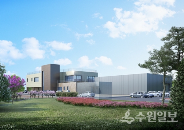 수원황구지천 하수처리장 관리동 조감도.(자료=수원시)