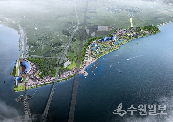 평택호 관광단지 조감도.(자료=평택시)