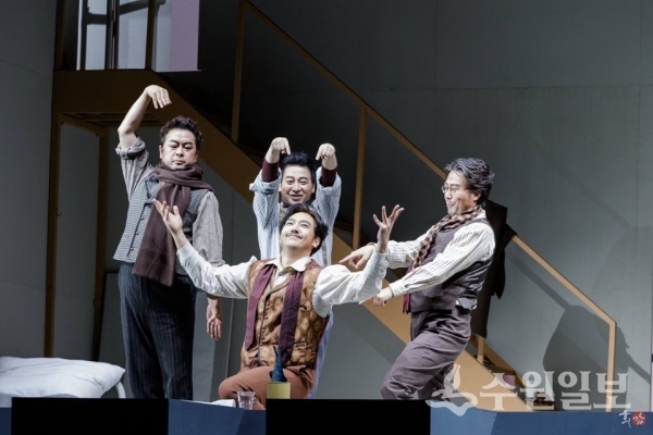 수원문화재단의 오페라 '라 보엠' 공연장면.(사진=수원문화재단)