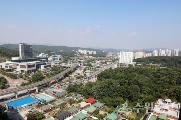 용인시 처인구 중심권역 전경.(사진=용인시)