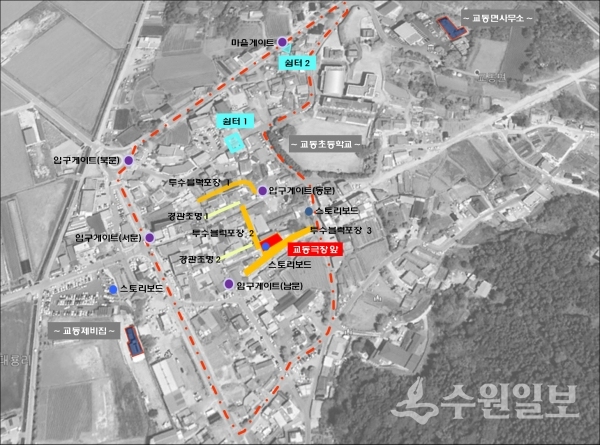 대룡시장 재정지 계획도.(사진=강화군)