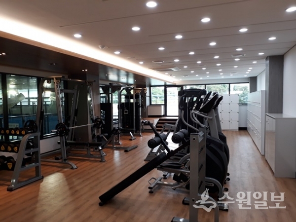 평택시립수영장내 헬스장 모습.(사진=평택시)