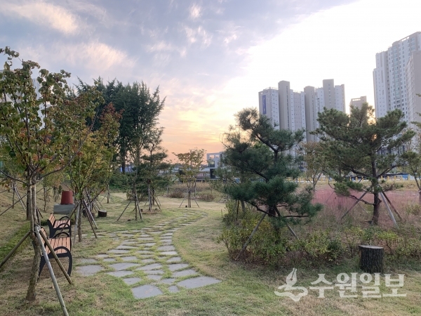 평택시 동방학교 내 학교숲.(사진=평택시)