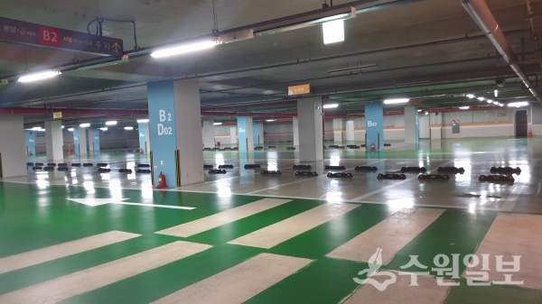 시은소교회 주차장.(사진=수원시)