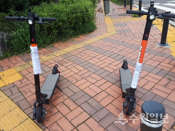 전동 킥보드.(사진=수원시)