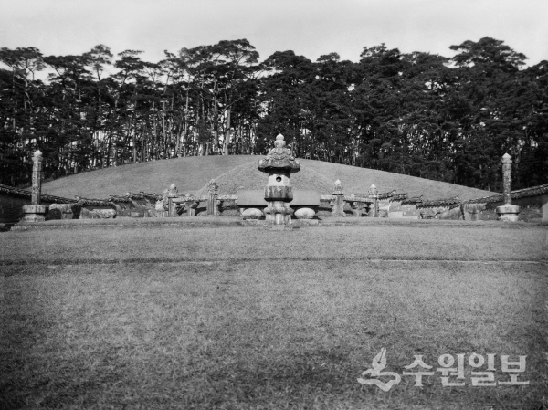 건릉 유리건판(일제강점기 제작).(사진=수원시)