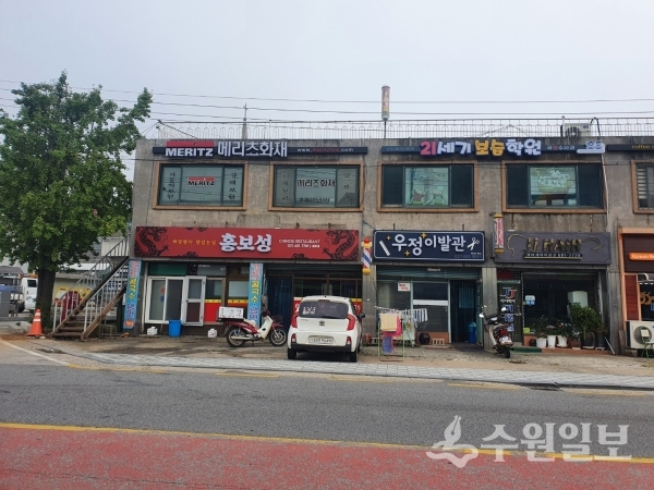 간판이 정비된 평택시 오성면 거리.(사진=평택시)