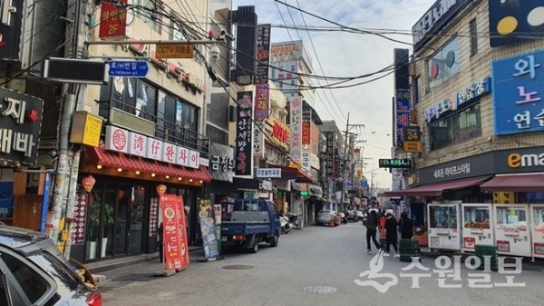 주차금지구역 미지정 현장.(사진=경기도)