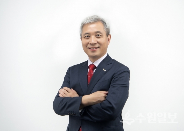 혁신교육지방정부협의회 회장인 곽상욱 오산시장.(사진=오산시)