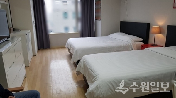 경기도 특사경이 적발한 미신고 숙박업소 내부.(사진=경기도)