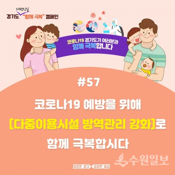 경기도 코로나19 함께 극복 캠페인.(사진=경기도)