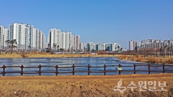 다양한 테마가 있는 명품공원으로 조성될 평택시 동삭동 모산골 근린공원 전경.(사진=평택시)