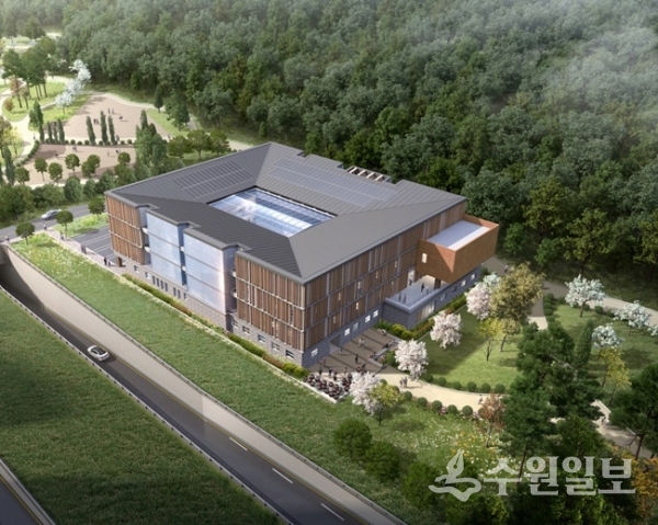 화성시 북부노인복지관 조감도.