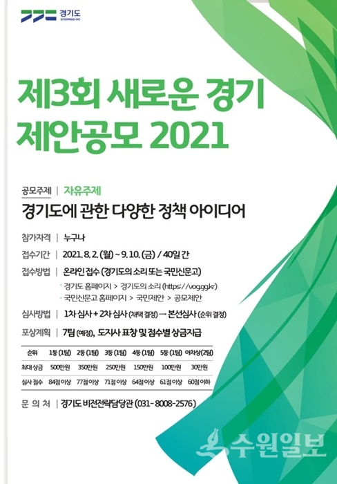 제3회 공모제안 포스터.(사진=경기도)