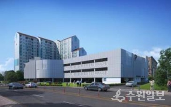 우만2동 공영주차장 조감도.