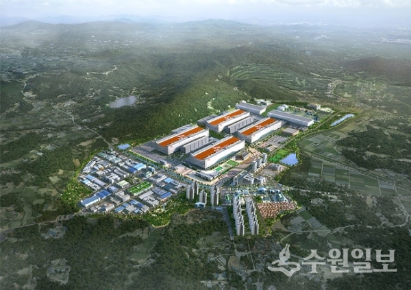 용인 반도체클러스터 조감도.(사진=용인시)