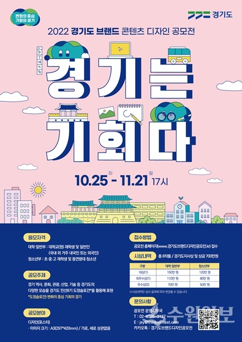 경기는 기회다 디자인 공모전 포스터.(사진=경기도)