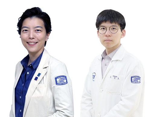 성빈센트병원 정형외과 김윤정(왼쪽) 교수와 최연호 교수.(사진=성빈센트병원)