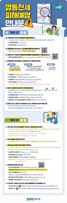 깡통전세 피해예방 안내문.