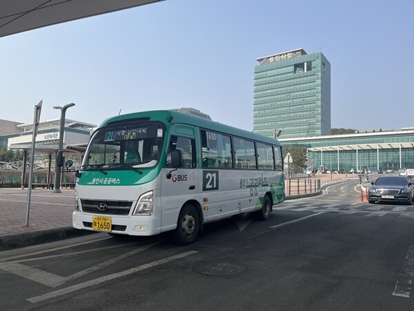 용인시의 한 공공버스 모습.(사진=용인시)