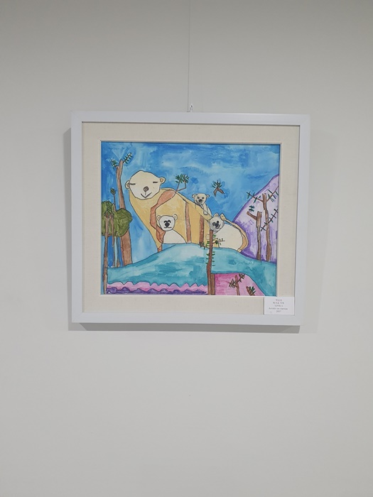 권승호 작가의 '북극곰 가족'.(사진=경기도)