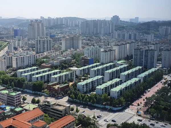 용인시 기흥구 한 공동주택단지 모습.