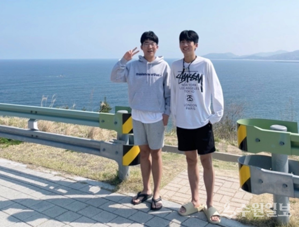 박민준(오른쪽), 박이안(왼쪽) 형제.
