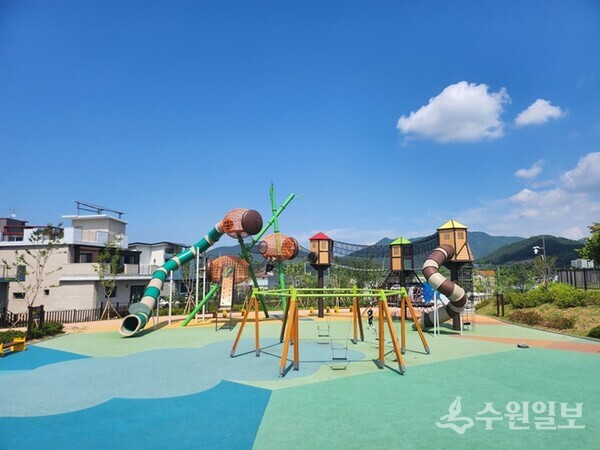 갑룡공원 물놀이장 모습. (사진=강화군)