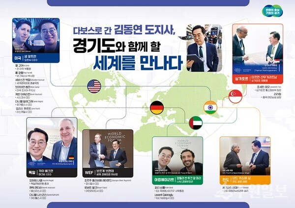 김동연 지사의 해외방문 그래픽보도자료. (자료=경기도)