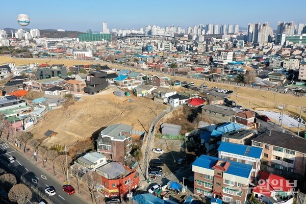 남수동 수원시미디어센터 건립부지 전경. (사진=수원시 포토뱅크)