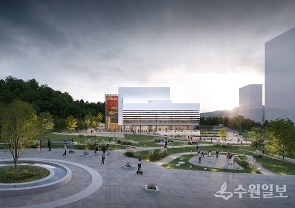 의왕 미래교육센터 메인투시도. (자료=의왕시)