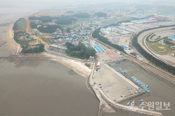 사업 전 고온항 전경. (사진=경기도)