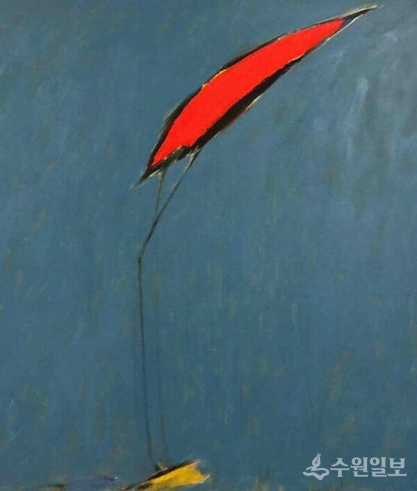 추상화가 자페르 겐차이든의 그림 1.
