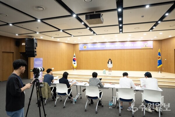 경기도의회 웹드라마 ‘공동조례구역 JOA’ 배우 공개 오디션 모습. (사진=경기도의회)