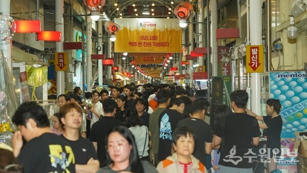 축제현장에 발디딜 틈이 없이 방문객들이 찾아와 인산인해를 이루고 있다. (사진=오산시)