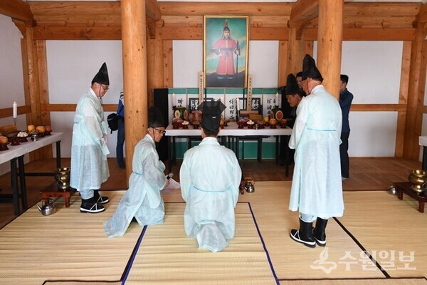 강화군이 불은면 광성보 충장사에서 ‘제153주기 광성제’를 봉행하고 있다. (사진=강화군)