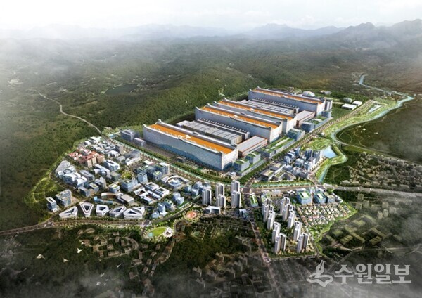 용인 반도체클러스터 일반산업단지 조감도. (자료=용인시)
