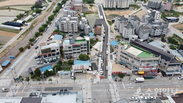 용인시 처인구 백암면 백암리 소1-2호 도시계획도로 준공 모습. (사진=용인시)