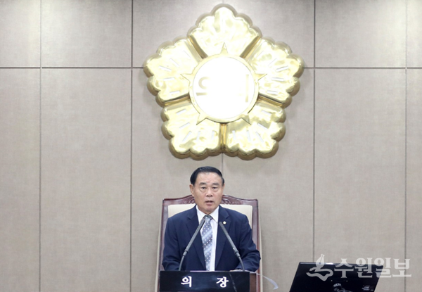 이재식 신임 수원특례시의회 의장. (사진=수원시의회)