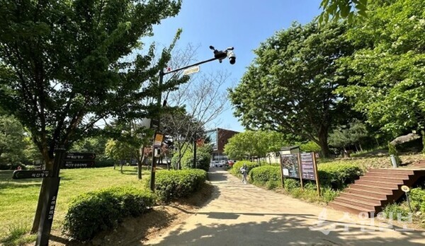 오산시가 범죄취약지역에 설치한 방범용 CCTV. (사진=오산시)