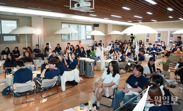 16일 '제1회 대한민국 대학연극제' 개막식이 '용인산림교육센터'에서 열렸다. (사진=용인시)