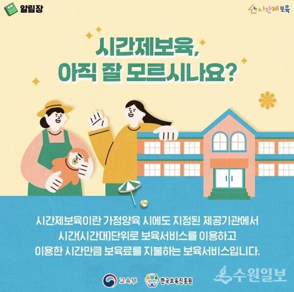 영유아보육 안내 포스터(사진=수원시)