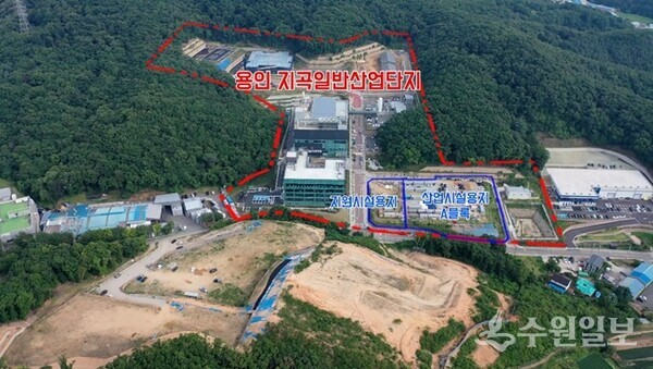 용인시 기흥구 지곡일반산업단지계획 변경 구역. (자료=용인시)