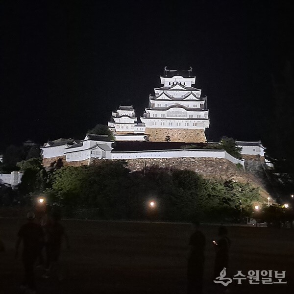 히메지성의 야경. (사진=김주송)