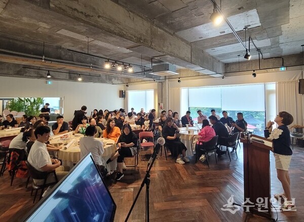 남양주점프벼룩협회가  하계 워크숍을 갖고 있다. (사진=남양주시)